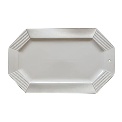 NEW - Octagonal Platter Pinstripes