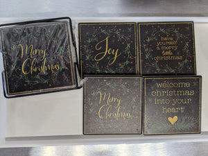 Coaster Set - Welcome Christmas into your Heart