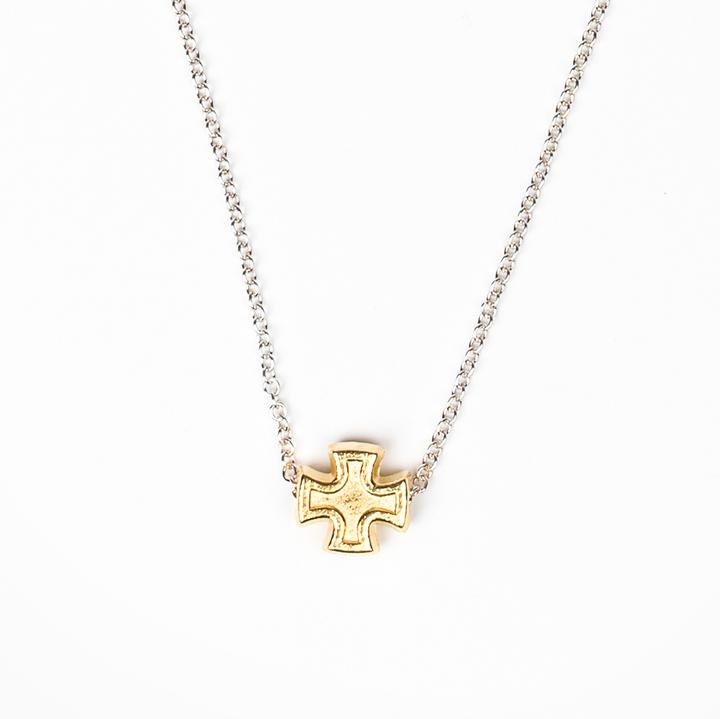 My Saint My Hero Faith Petite Necklace Gold