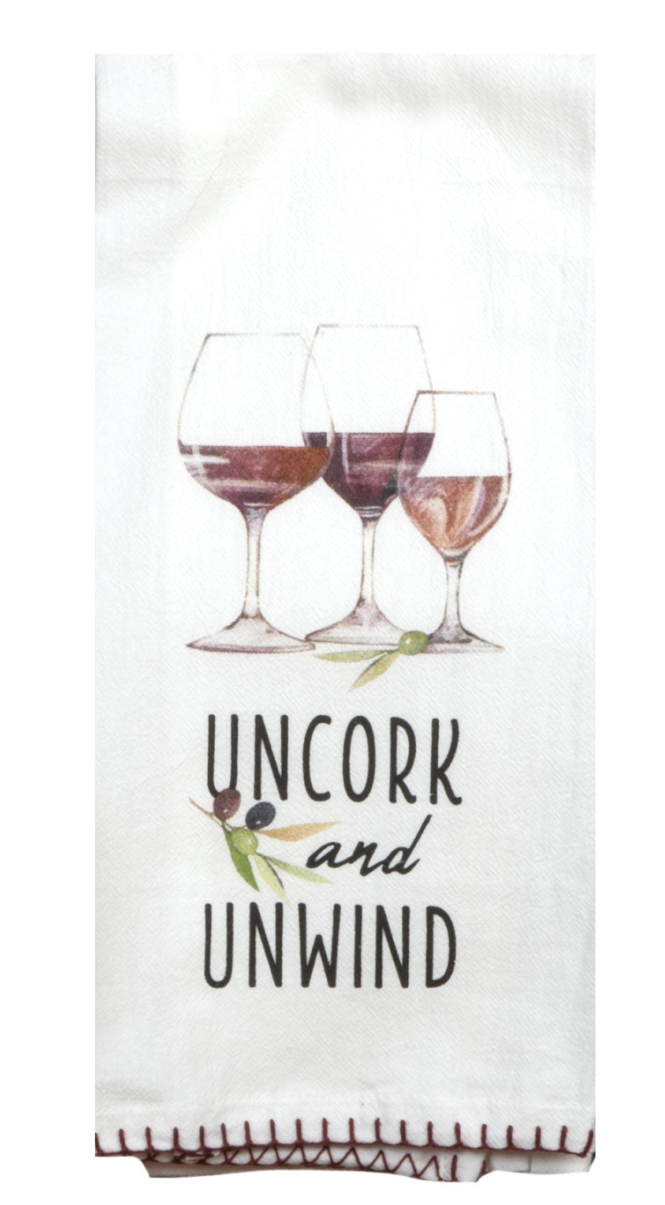 Uncork and Unwind - Dish Towel