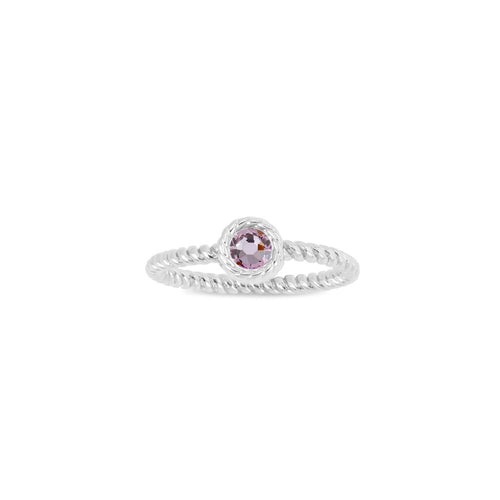 Luca + Danni June Birthstone Ring - Silver