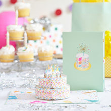 Load image into Gallery viewer, Sprinkles Birthday Cake Birthday Cake Lovepop Card
