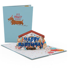Load image into Gallery viewer, Happy Birthday Dogs Lovepop Card
