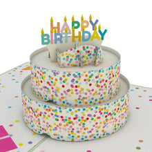 Load image into Gallery viewer, Sprinkles Birthday Cake Birthday Cake Lovepop Card

