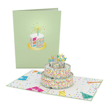Load image into Gallery viewer, Sprinkles Birthday Cake Birthday Cake Lovepop Card
