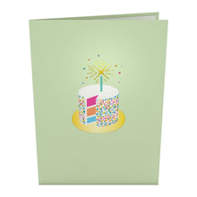 Load image into Gallery viewer, Sprinkles Birthday Cake Birthday Cake Lovepop Card
