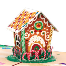 Load image into Gallery viewer, Gingerbread House Lovepop Card
