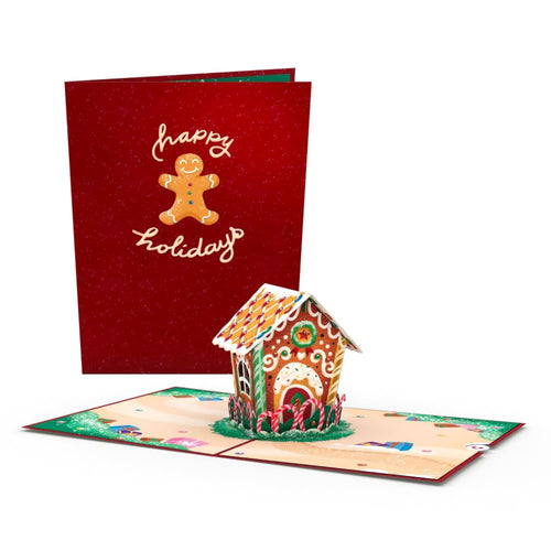 Gingerbread House Lovepop Card