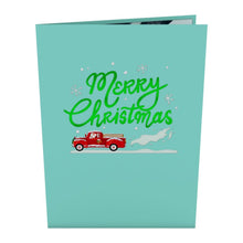 Load image into Gallery viewer, Christmas Truck Lovepop Card
