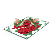 Load image into Gallery viewer, Christmas Hummingbirds Lovepop Card
