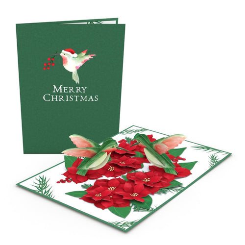 Christmas Hummingbirds Lovepop Card