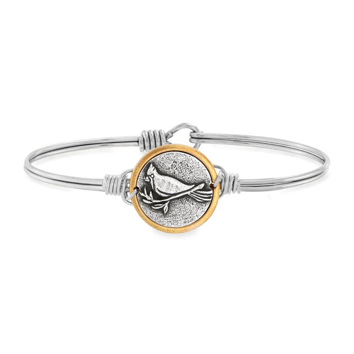 Luca+ Danni Cardinal Bangle Bracelet - Petite/Silver Tone