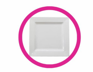 NEW - Square Platter Pinstripes