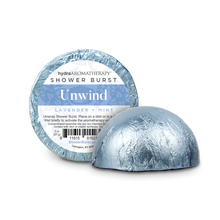 Load image into Gallery viewer, hydraAROMATHERAPY Shower Burst Duo in Unwind
