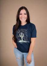 Load image into Gallery viewer, Men&#39;s Crew Neck Classic - Saguaro Party - Navy &amp; Black
