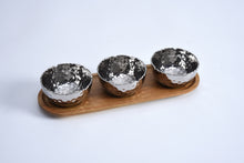 Load image into Gallery viewer, Entertaining 4 Piece Set - Silver Bowls
