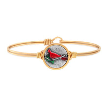 Load image into Gallery viewer, Red Cardinal Bangle Bracelet
