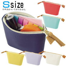 Load image into Gallery viewer, Lihit Lab Bloomin Soft Silicone Zippered Pouch Small - Lavender
