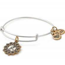 Load image into Gallery viewer, Alex and Ani Taurus Two Tone Charm Bangle
