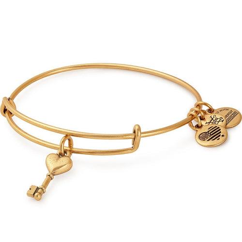 Alex and Ani Key to Love Charm Bangle
