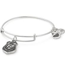 Load image into Gallery viewer, Alex and Ani Law Enforcement Charm Bangle
