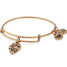 Load image into Gallery viewer, Alex and Ani Palm Leaf Charm Bangle
