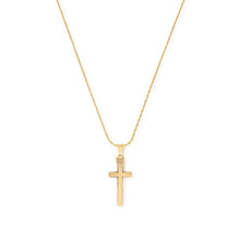 Load image into Gallery viewer, Cross Necklace - Rafaelian Gold
