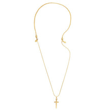 Load image into Gallery viewer, Cross Necklace - Rafaelian Gold
