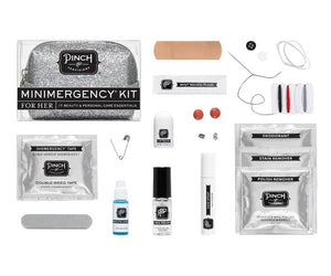 Glitter Minimergency Kit Silver Multi
