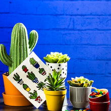 Load image into Gallery viewer, Cactus Pots - Swedish Dish Cloth
