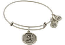 Load image into Gallery viewer, Alex and Ani Initial F Bangle Silver
