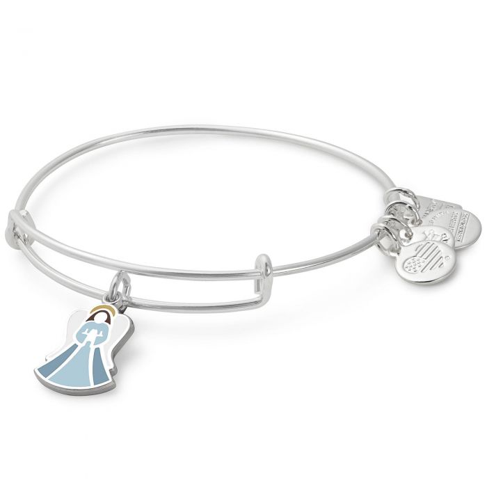 Alex and Ani Angel Charm Bangle