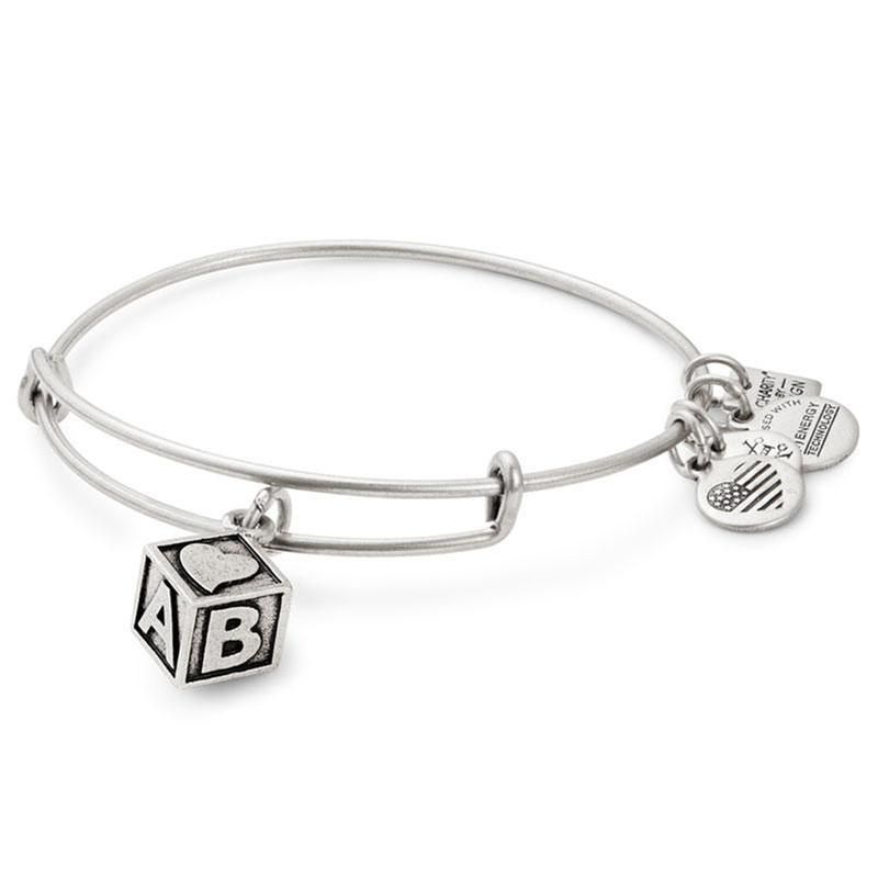 Baby Block Charm Bangle