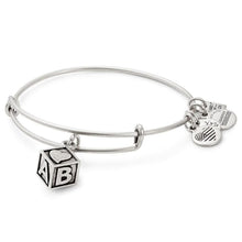 Load image into Gallery viewer, Alex and Ani Baby Block Charm Bangle
