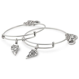 Best Friends Set of 2 Bangle Bracelets