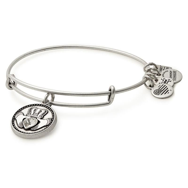 Claddagh Charm Bangle
