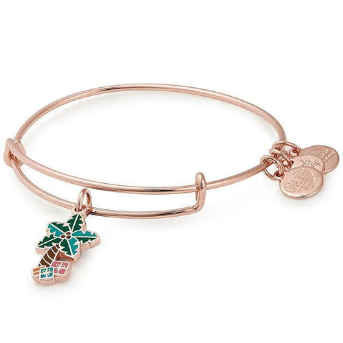 Alex and Ani Color Infusion Palm Tree with Presents Charm Bangle