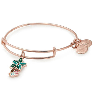 Alex and Ani Color Infusion Palm Tree with Presents Charm Bangle