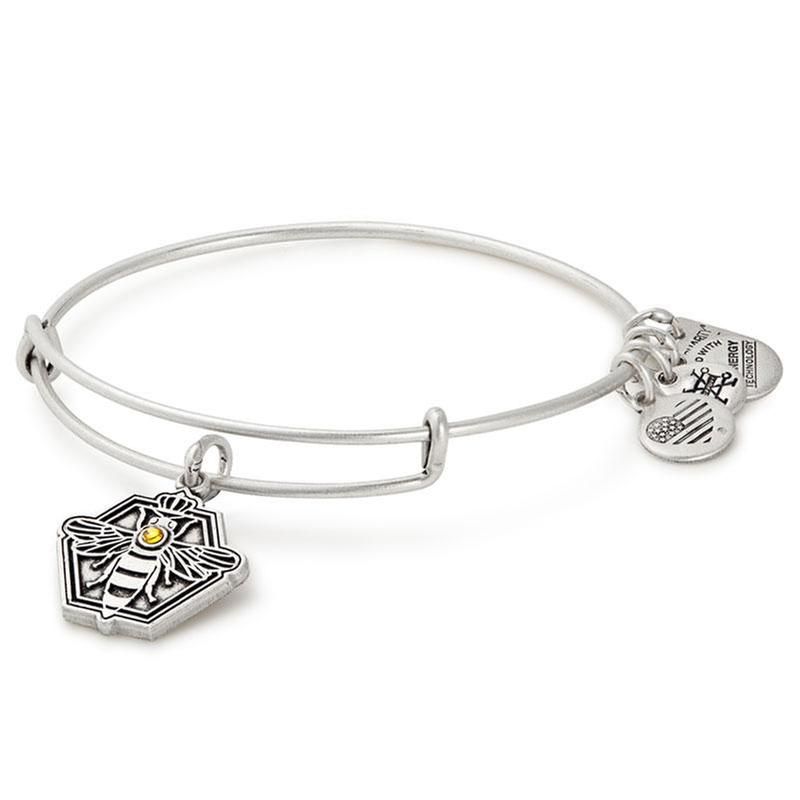 Queen Bee Charm Bangle Rafaelian Silver