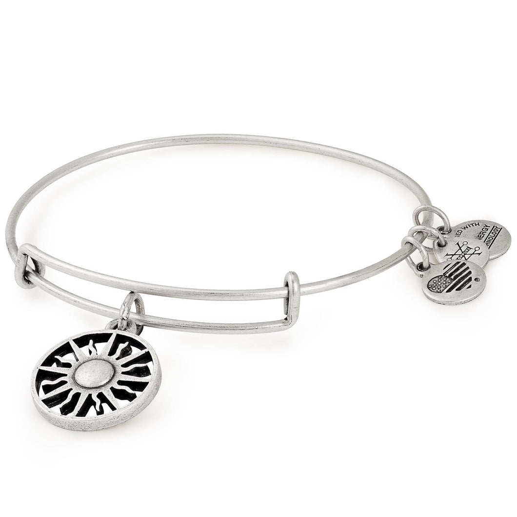 Alex and Ani Rising Sun Charm Bangle