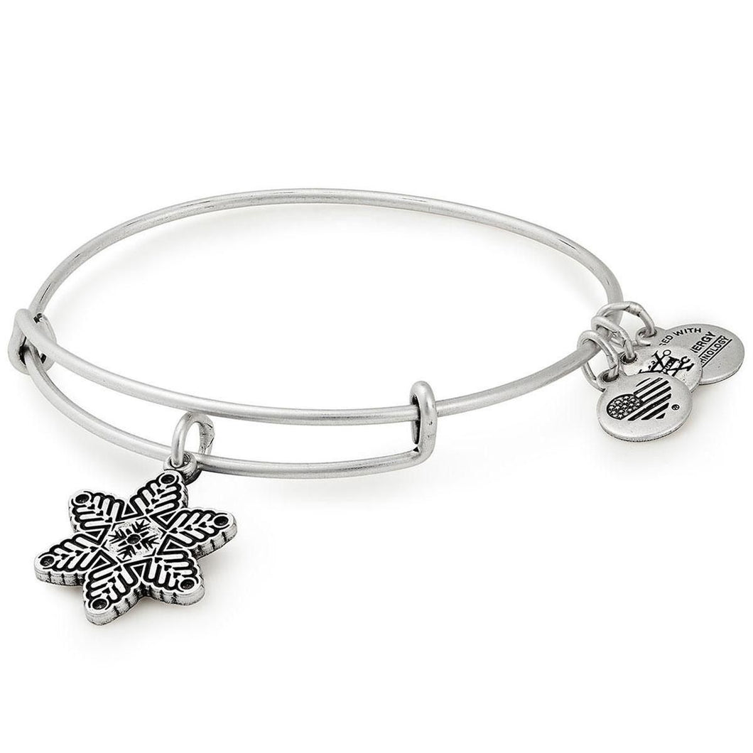 Star Flower Charm Bangle Rafaelian Silver Giftology Scottsdale