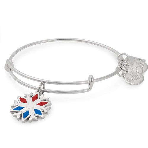 Alex and Ani Team USA Snowflake Charm Bangle