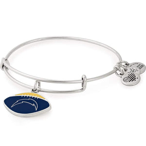 Alex and Ani Los Angeles Chargers Football Charm Bangle