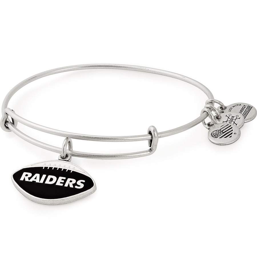 Alex and Ani Raiders Football Charm Bangle