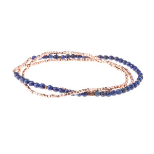 Delicate Stone Lapis/Rose Gold - Stone of the Truth