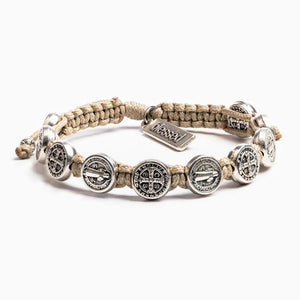 Benedictine Blessing Bracelet - Silver Medals