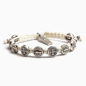 Benedictine Blessing Bracelet - Silver Medals