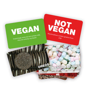 Vegan Not Vegan Card Gard