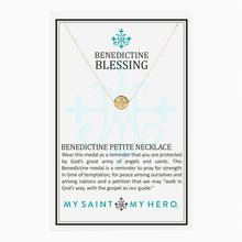 Load image into Gallery viewer, Benedictine Blessing Petite Necklace
