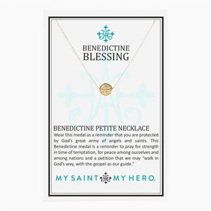 Benedictine Blessing Petite Necklace